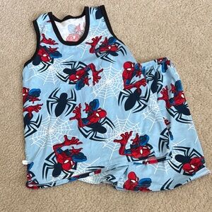 Spider-Man Kids Pajamas Set - Blue and Red- size 4-6